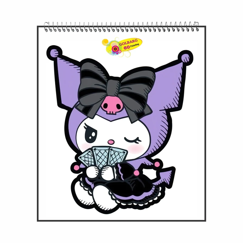 دفتر نقاشی 60 برگ گلبرگ مدل کرومی کد 1471