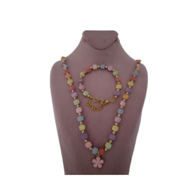 نیم ست دخترانه مدل رز