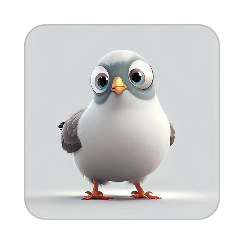 زیر لیوانی کاکتی طرح حیوانات کارتونی مدل mp27461