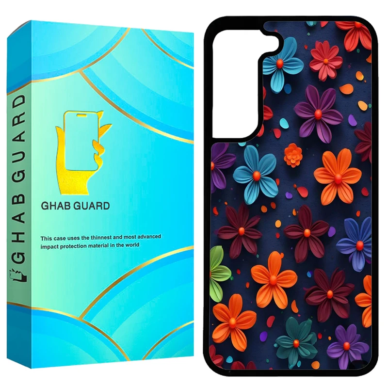 کاور قاب گارد طرح گل گلی مدل GCHPA21F مناسب برای گوشی موبایل سامسونگ Galaxy S21 FE 5G