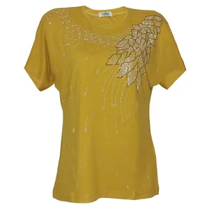 بلوز آستین کوتاه زنانه مدل 8657