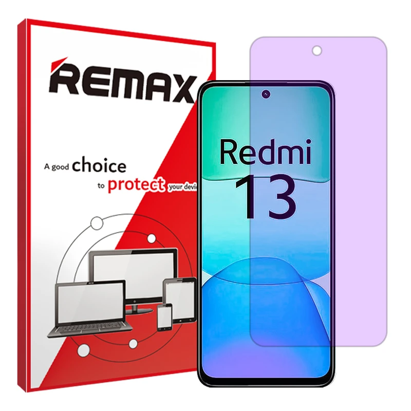محافظ صفحه نمایش آنتی پرپل ریمکس مدل Resistant‌ مناسب برای گوشی موبایل شیائومی Redmi 13