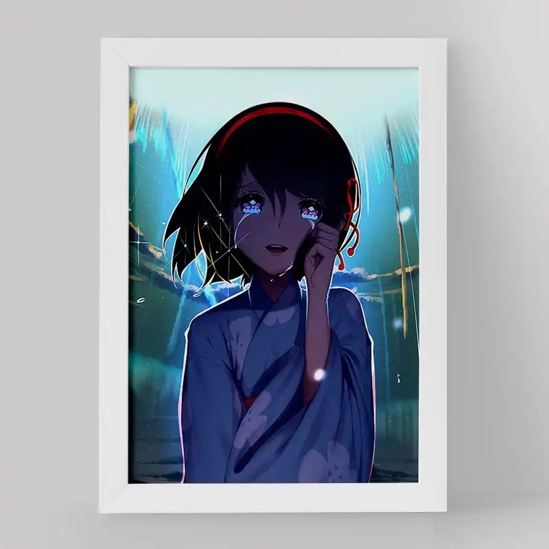 تابلو خندالو مدل میتسویا میامیزو انیمه یورنیم نام تو کد 16271