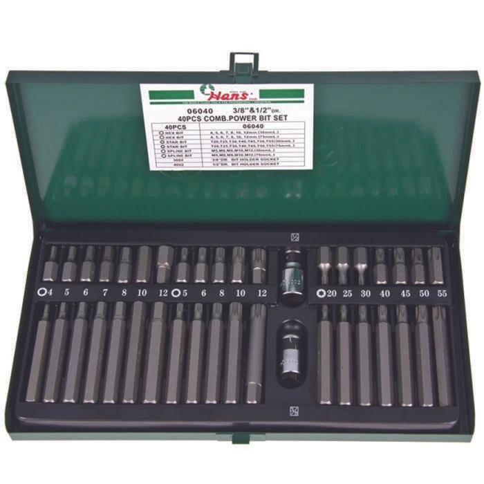 تبدیل سری بکس هنس تولز مدل 06040 مجموعه 40 عددی