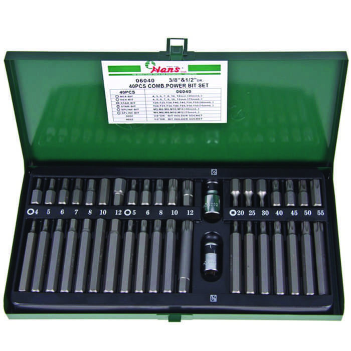 تبدیل سری بکس هنس تولز مدل 06040 مجموعه 40 عددی