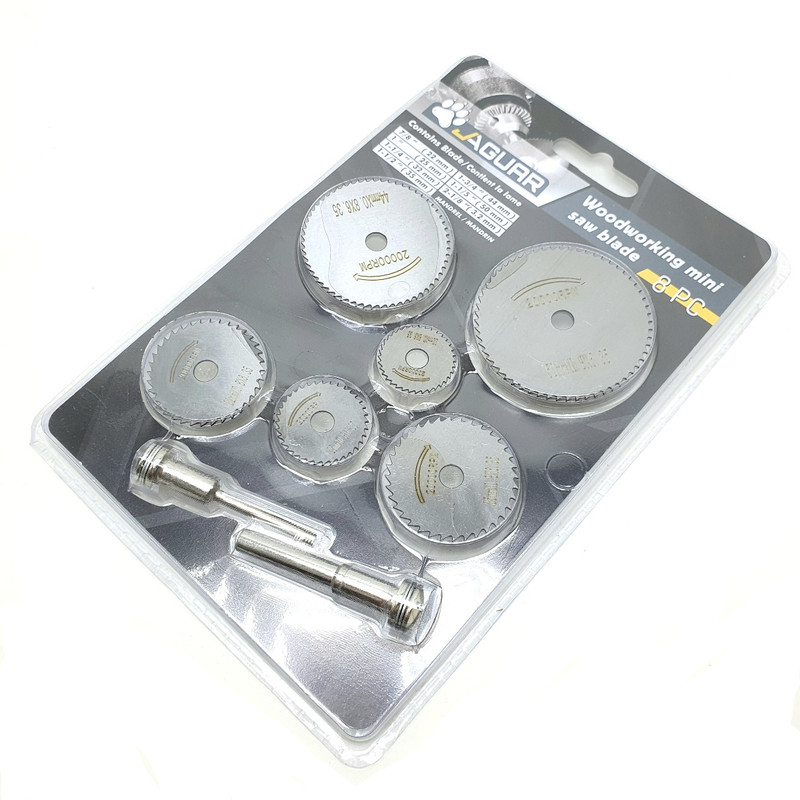 تیغ فرز انگشتی و مینیاتوری جگوار مدل 8PCS مجموعه 8 عددی تیغ فرز انگشتی و مینیاتوری جگوار مدل 8PCS مجموعه 8 عددی