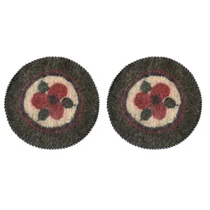 قالیچه نمدی مدل دایره بسته 2 عددی