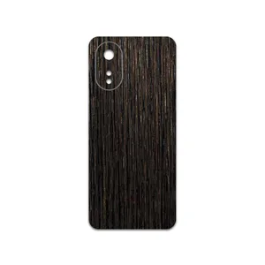 MAHOOT Dark-Gold-Stripes-Wood Cover Sticker for Oppo A38