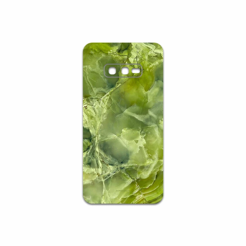 برچسب پوششی ماهوت مدل Green Crystal Marble مناسب برای گوشی موبایل سامسونگ Galaxy S10e