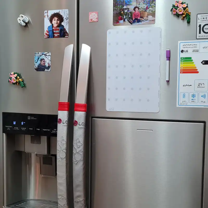 تخته وایت برد سمات مدل پلنر رو یخچالی کد 10 سایز 20x30 سانتی متر به همراه ماژیک