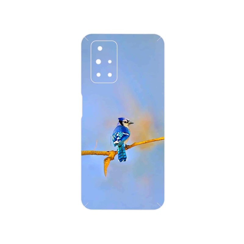 برچسب پوششی ماهوت مدل Cyanocitta cristata مناسب برای گوشی موبایل شیائومی Redmi 10 Prime