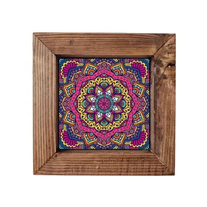 تابلو کاشی گلاک طرح سنتی اسلیمی کد FT3