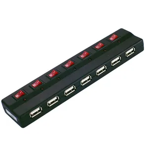 هاب 7 پورت USB 2.0 فرانت مدل HI-SPEED
