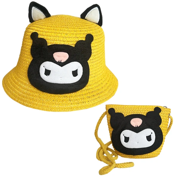 کلاه دخترانه طرح کرومی کد 02 به همراه کیف