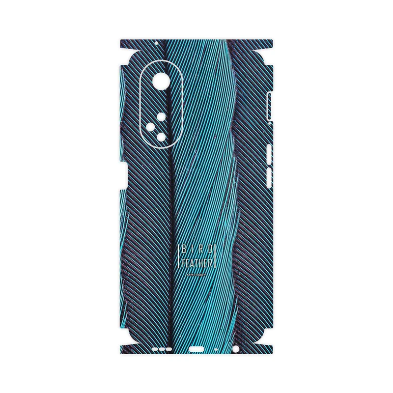 برچسب پوششی ماهوت مدل Turquoise feathers-FullSkin مناسب برای گوشی موبایل اپو A98