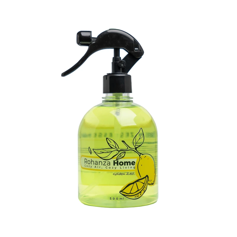 اسپری خوشبو کننده هوا روهانزا مدل Golden Zest رایحه مرکبات حجم 500 میلی لیتر