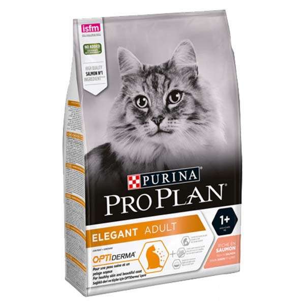 غذا خشک گربه پروپلن مدل elegant adult opti derma وزن 1.5 کیلوگرم