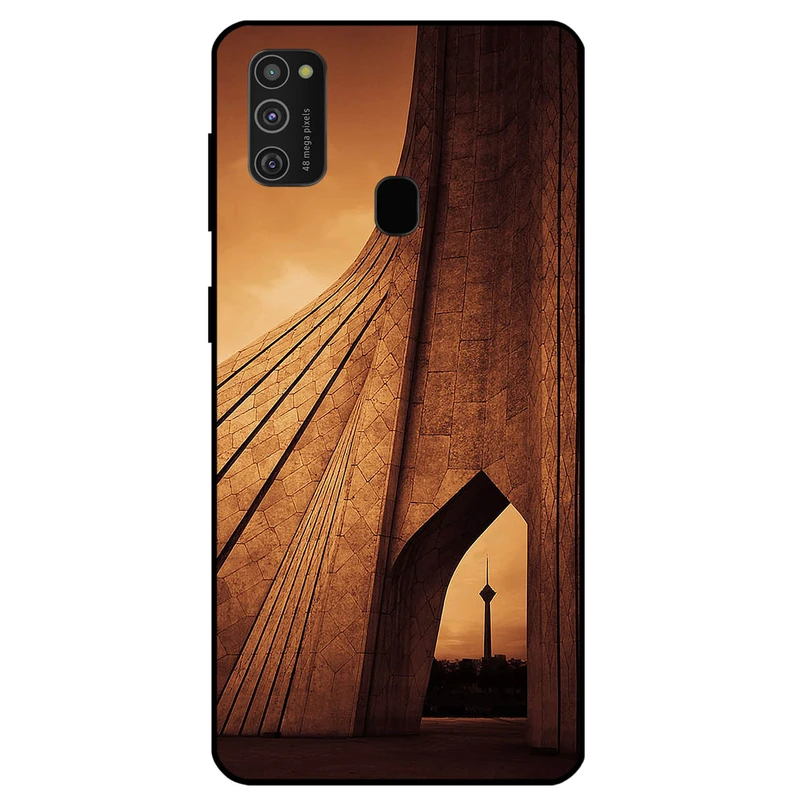 کاور مگافون طرح آزادی مدل 1901 مناسب برای گوشی موبایل سامسونگ Galaxy M21 2021          