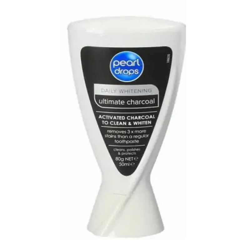 خمیردندان سفید کننده پرل دراپس مدل ultimate charcoal حجم 50 میلی لیتر