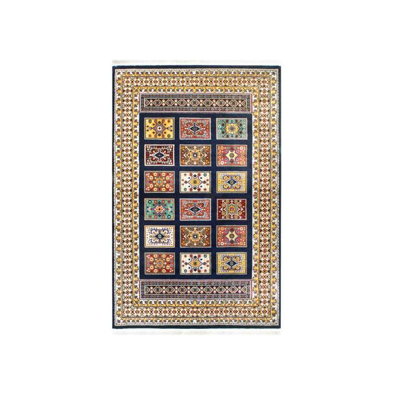 گبه ماشینی پارس نقش طرح صوفیا زمینه سرمه ای گبه ماشینی پارس نقش طرح صوفیا زمینه سرمه ای