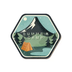 برچسب بدنه خودرو رایسان طرح camping کد st067