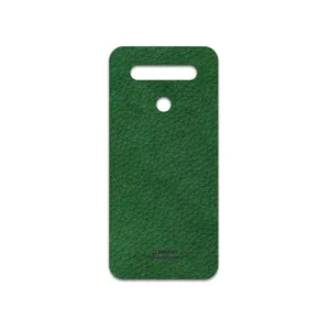 MAHOOT Green-Leather Cover Sticker for LG K51S