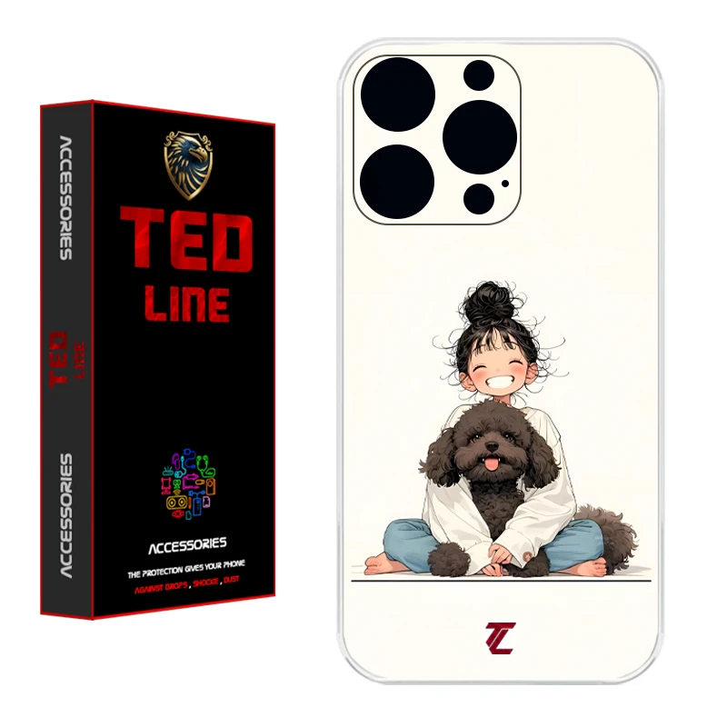 کاور تدلاین طرح سگ کد 1199 مناسب برای گوشی موبایل اپل Iphone 15 Pro Max