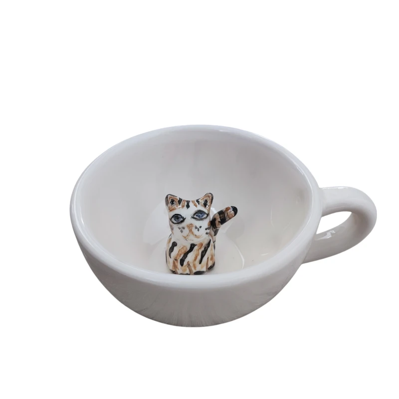 فنجان مدل عروسکی گربه