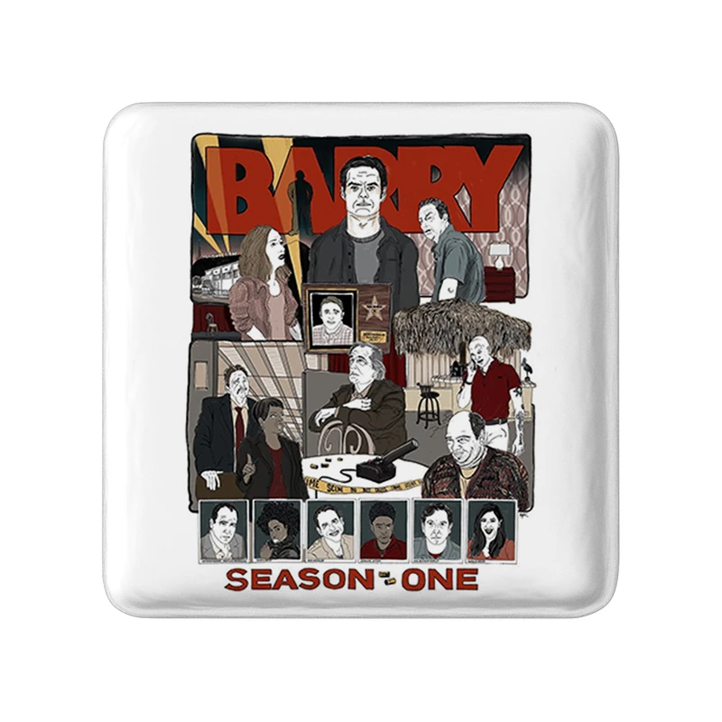 پیکسل خندالو طرح سریال بری Barry مدل مربعی کد 29805