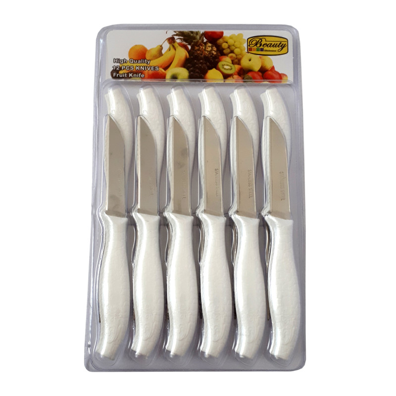 کارد میوه خوری بیوتی کد 3159 بسته 12 عددی