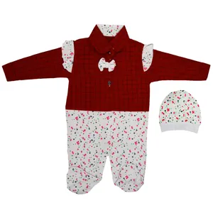 ست کلاه و سرهمی نوزادی کد 287