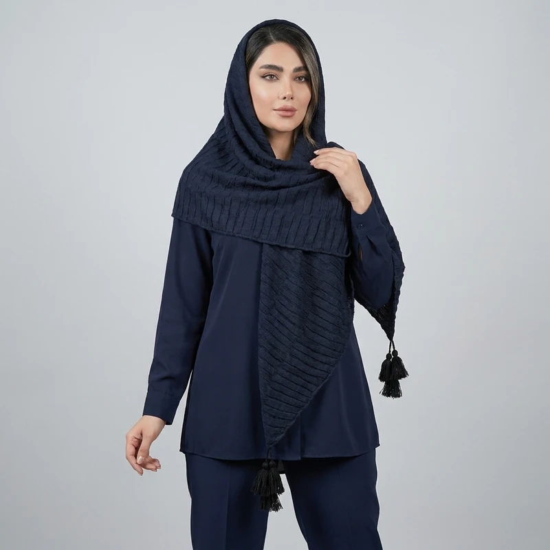 روسری زنانه مدل منگوله دار کد 002