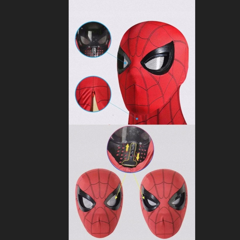 ماسک ایفای نقش مدل مرد عنکبوتی چشم متحرک کد 622