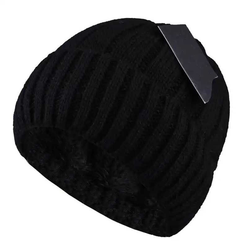 کلاه بافتنی طرح داخل خز مدل لب برگرد