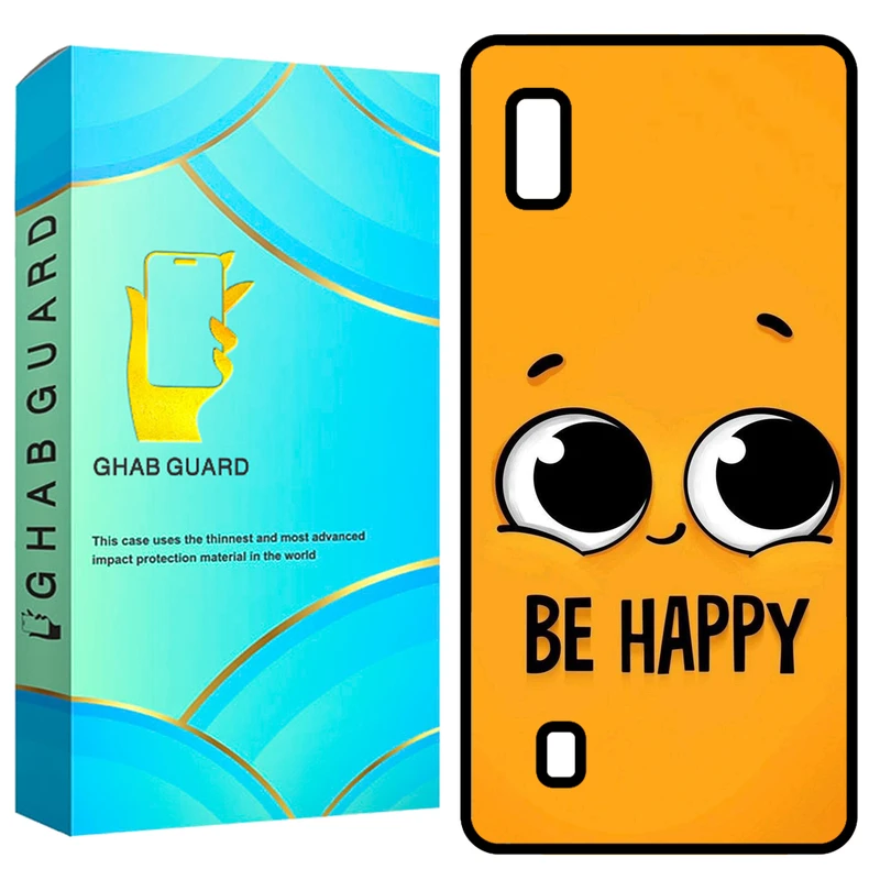 کاور قاب گارد طرح خوشحال مدل GCHPA10 مناسب برای گوشی موبایل سامسونگ Galaxy A10 / M10