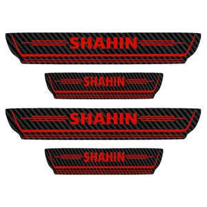 برچسب بدنه خودرو اسپرت غدیر مدل پارکاب کربن YA59 A11مناسب برای شاهین بسته 4 عددی