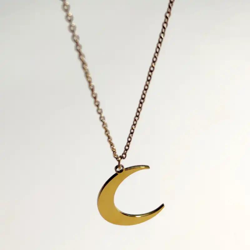 گردنبند زنانه مدل ماه