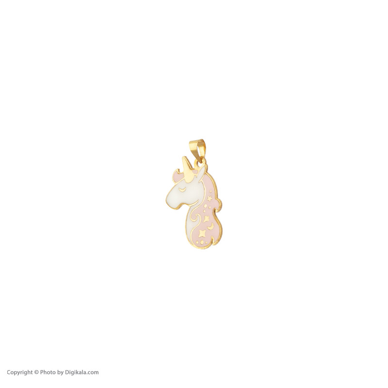 آویز گردنبند طلا 18 عیار دخترانه مدل 02