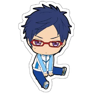 استیکر لپ تاپ مدل Rei Ryugazaki Chibi
