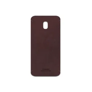 MAHOOT Matte-Dark-Brown-Leather Cover Sticker for Samsung Galaxy J3 2017