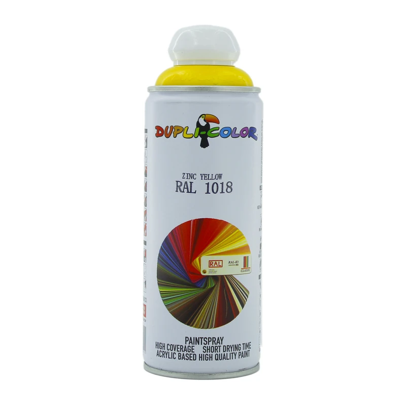 اسپری رنگ زرد دوپلی کالرمدل RAL1018 حجم 400 میلی لیتر 