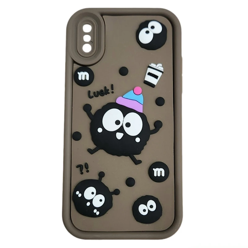 کاور مدل سولید طرح هپل مناسب برای گوشی موبایل اپل iphone X / XS