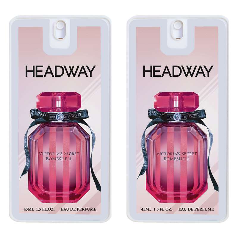 عطر جیبی زنانه هدوی مدل ویکتوریا سکرت بامب شل حجم 45 میلی لیتر مجموعه 2 عددی