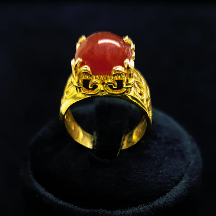 انگشتر طلا 18 عیار زنانه مدل عقیق انگشتر طلا 18 عیار زنانه مدل عقیق