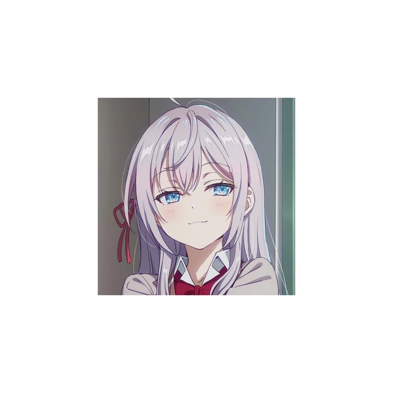 استیکر لپ تاپ و موبایل مدل انیمه طرح آلیسا Alya Sometimes Hides Her Alisa Mikhailovna Kujou کد 4002