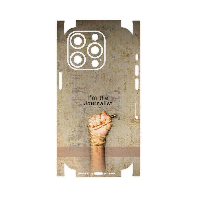 برچسب پوششی ماهوت مدل Journalist-FullSkin مناسب برای گوشی موبایل اپل iPhone 14 Pro
