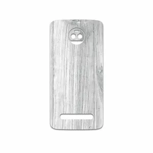 MAHOOT White Wood Cover Sticker for Motorola Moto Z2 Force