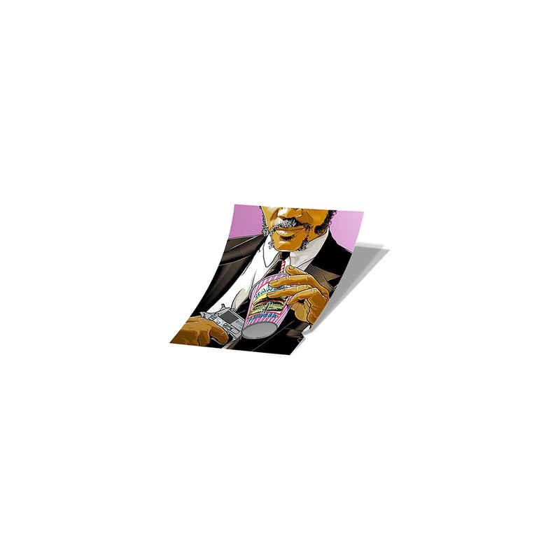 استیکر تزئینی موبایل و تبلت لولو مدل فیلم پالپ فیکشن PULP FICTION کد 447