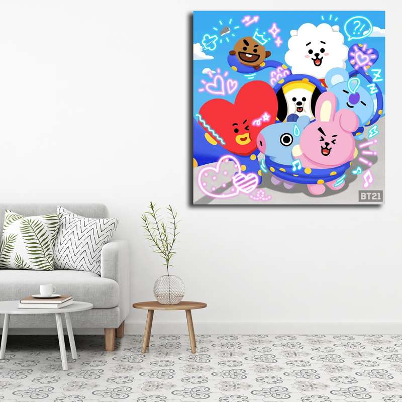 تابلو شاسی کودک مدل BT21 کد 26