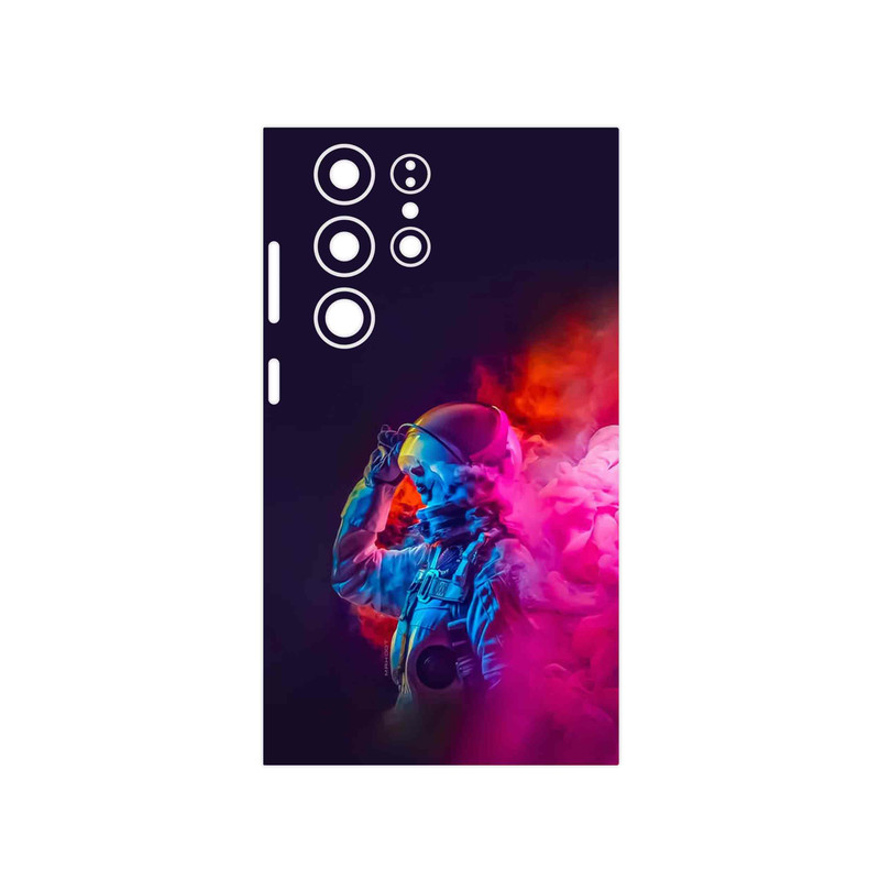 برچسب پوششی ماهوت مدل Smoke Rainbow Digital Art 1 مناسب برای گوشی موبایل سامسونگ Galaxy S23 Ultra